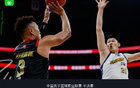 深圳91-80广厦1-2挽救赛点，贺希宁15中4得11分，胡金秋15+8，布朗32分